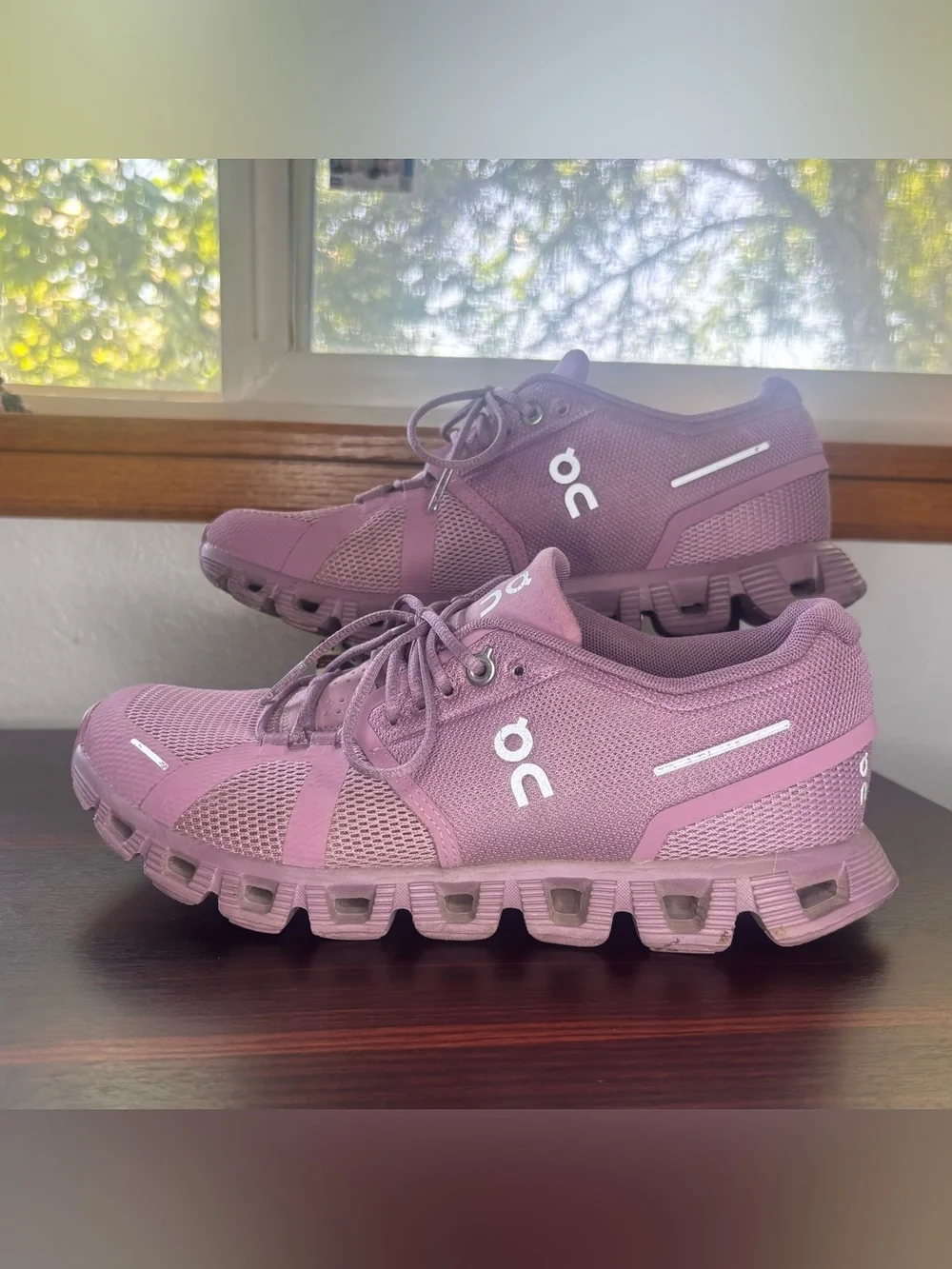 On Cloud 6 Waterproof Shoes Mauve/Purple Women’s Size 7 - Picture 1 of 16